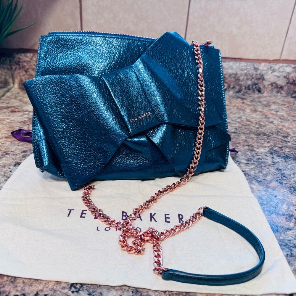 Ted Baker Blue Bow Crossbody Bag